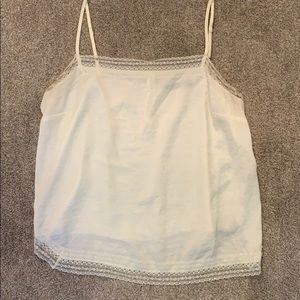 Lace trim tank